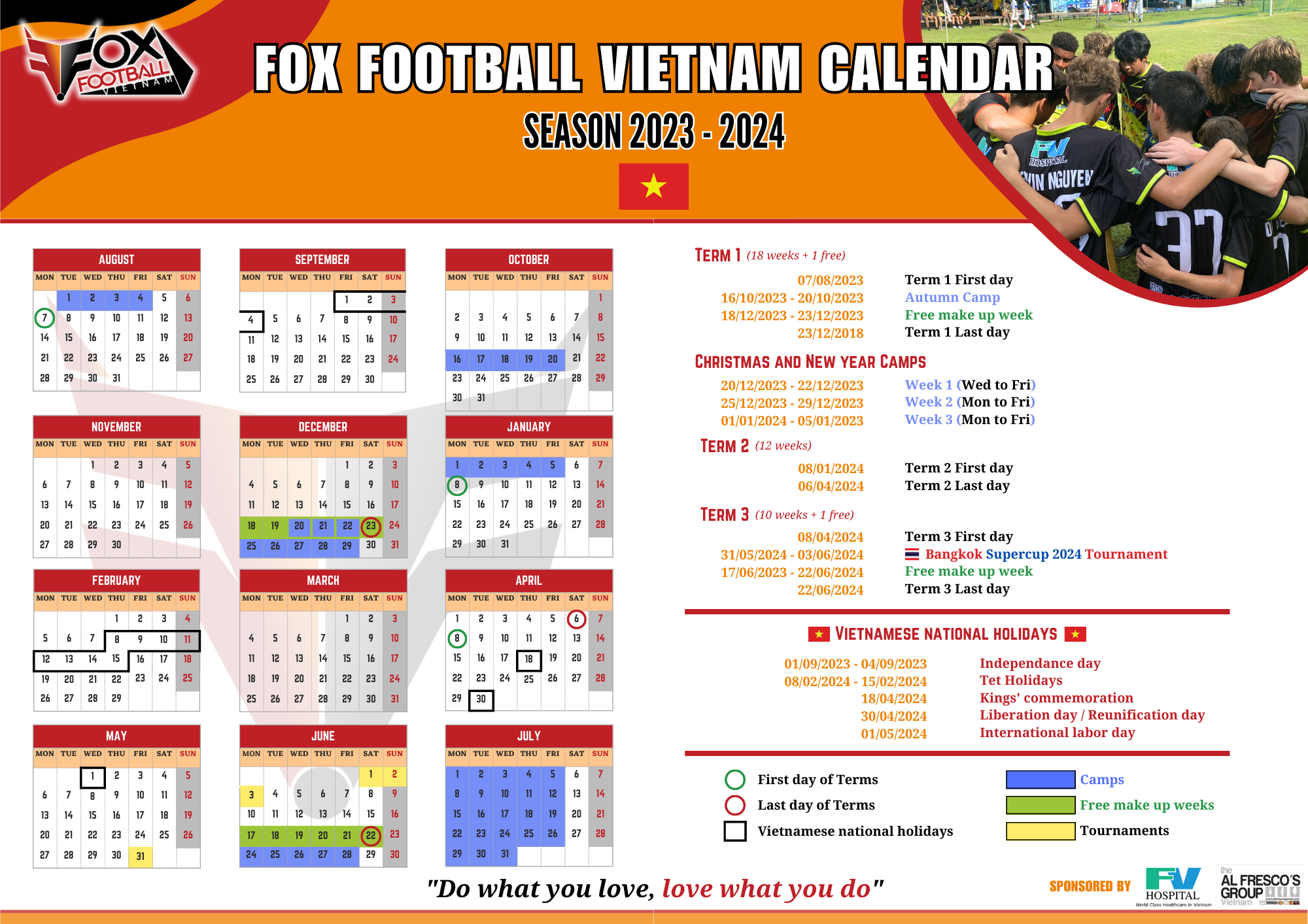 FFV Calendar